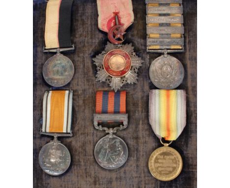 A fine Order of the Medjidie and group of five awarded to Lieutenant Colonel Arthur Blewitt Ex. Kings Royal Rifle Corps, who 