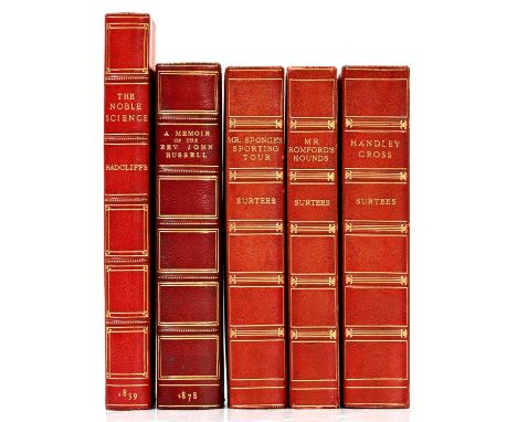 Bindings. Radcliffe (F. P. Delme) - The Noble Science: A Few General Ideas on Fox-Hunting for the Use of the Rising Generatio