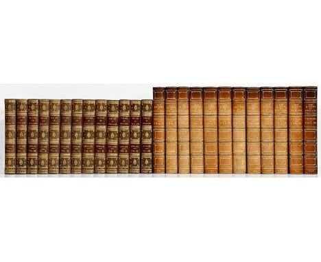 Lingard (John) - A History of England, fourth edition, thirteen volumes, engraved titles and portrait, contemporary calf rule