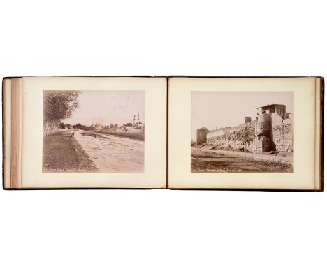 Travel. Felix Bonfils (1831-1885) and contemporary photographers and photographers unknown - A Victorian photograph album of 