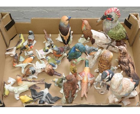 A collection of Goebel porcelain models of birds, various sizes, printed mark Condition ReportAll or mostly in good condition