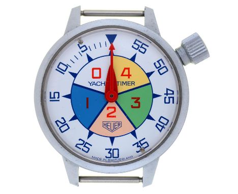 Sailing. A Tag Heuer alloy stopwatch, Yacht timer, 53mm Condition ReportApparently as new and in working order
