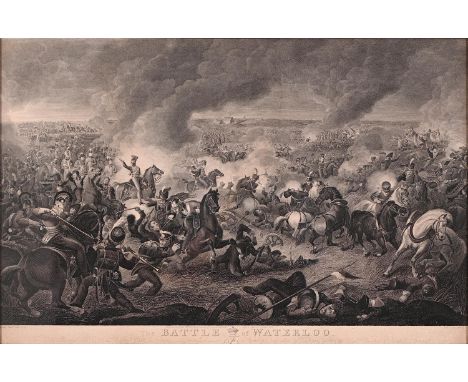 John William Cook (Fl. 1819-1852) and Henry R Cook (Fl. early 19th c) after Alexander Sauerweid - The Battle of Waterloo, a p