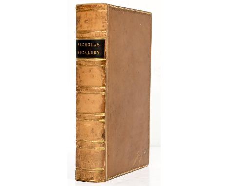 Dickens (Charles) - The Life and Adventures of Nicholas Nickleby, portrait frontispiece, engraved illustrations, contemporary