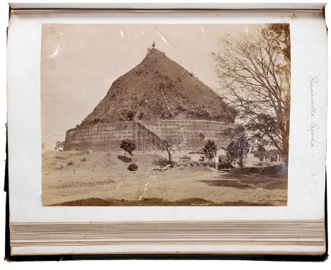 Travel. A Victorian photograph album, including views of Chatsworth, Haddon Hall, Warwick Castle, Eton College Chapel, Windso
