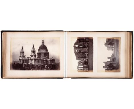 Travel. James Valentine (1815-1879) and other contemporary photographers - A Victorian photograph album, including views of t