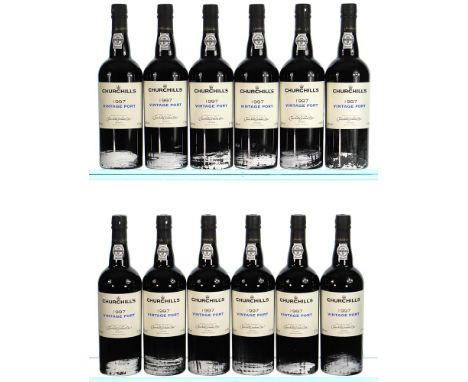 ß &nbsp1997 Churchills, Vintage Port OWC 12x75cl IN BOND 