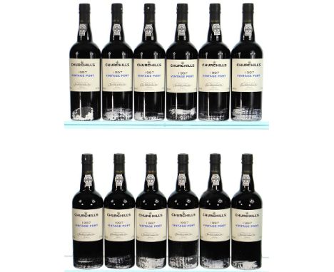 ß &nbsp1997 Churchills, Vintage Port OWC 12x75cl IN BOND