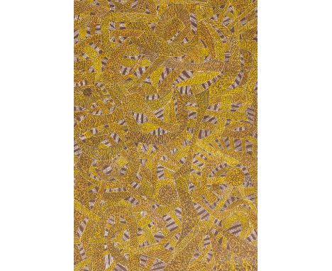 Full title: Pavlo Bedzir (1926-2002): Trees, mixed media on paper, dated 1996Description:Work: ca. 70 x 48,5 cm  Frame: 86 x 