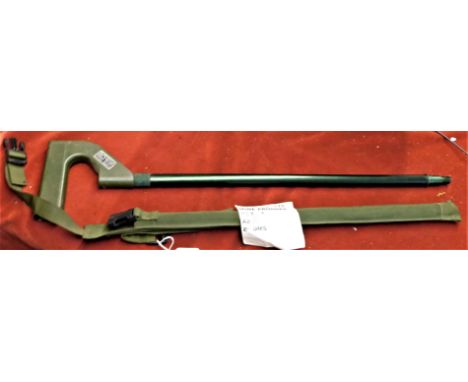 British Army N/Mag Mine Prodder, Pat No.5 Serial No 89/abp/006431 Comes complete in its webbing sheath. Assembled its just ov