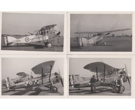 Aviation Photography - (4) x black and white 1960's images taken at RAF Coltishall Battle of Britain at Home Day, (2) Bristol