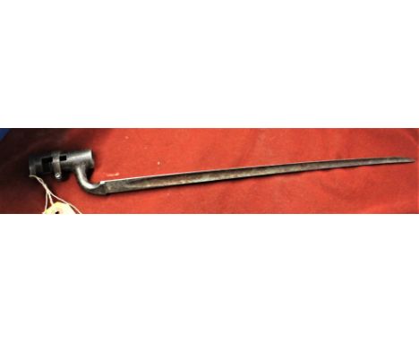 British Pattern 1876 Enfield Snider/Martini-Henry Socket Bayonet, MK2 bushed,  no scabbard