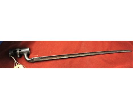 British Pattern 1876 Enfield Snider/Martini-Henry Socket Bayonet, MK2 bushed,  no scabbard