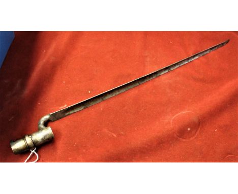 British Pattern 1876 Enfield Snider/Martini-Henry Socket Bayonet, no scabbard