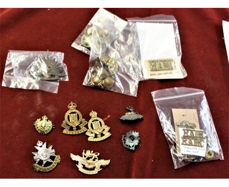 British and Commonwealth Military Badges including Rhodesian Airforce, Grey and Simcoe Foresters, Army Ordnance Corps, Austra