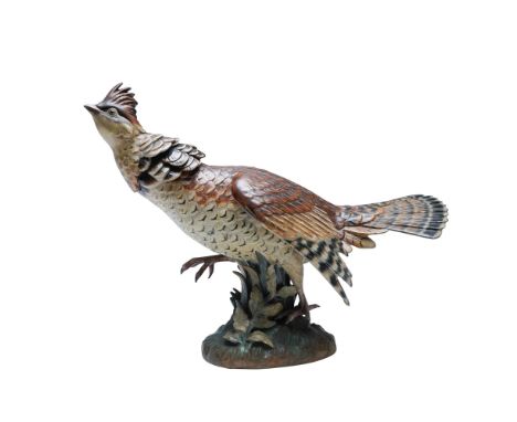 A magnificent Lladro Partridge porcelain sculpture (model 01011290), expertly crafted as part of a limited edition series. De