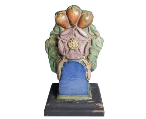 A glazed stoneware architectural finials designed by the sculptor Gilbert Bayes (English, 1872–1953) for the St. Pancras Hous