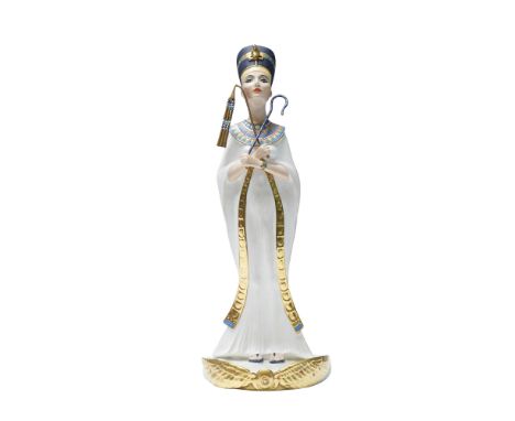 Part of the 'Women of History' collection. The piece depicts Nefertiti, queen of the 18th Dynasty of Ancient Egypt and the gr