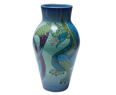 Dennis Chinaworks vase designed by Sally Tuffin and produced in 2024. This limited edition piece is numbered 3 of 5 and title