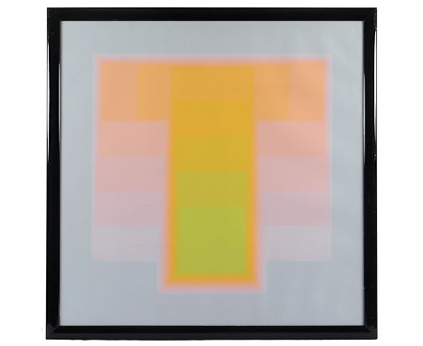 GERSTNER, Karl, "o.T.", Farbserigrafie, 78 x 78, handsigniert, R.