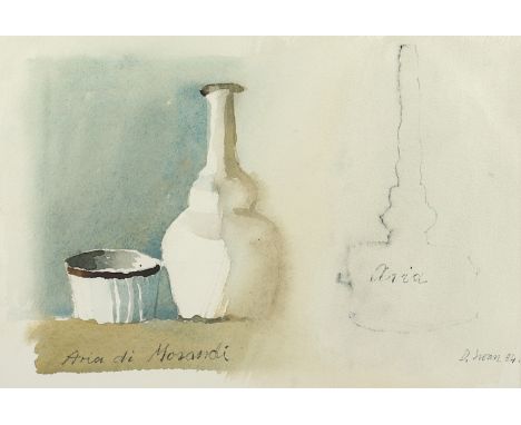 SWAN, Douglas, Stilleben", Aquarell/Papier, 24 x 34, unten rechts signiert und datiert '84, R.