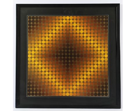 VASARELY, Victor, "Composition", Farbserigrafie, 56 x 56, R.
