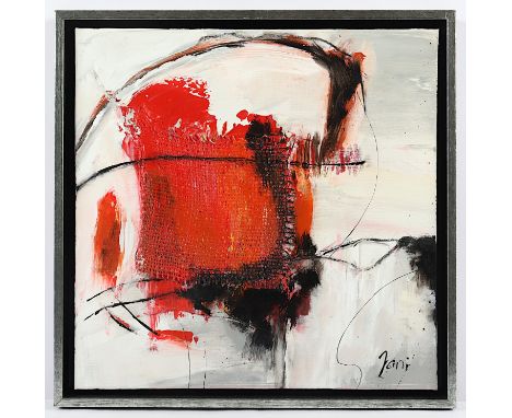 JANI, "Abendrot", Acryl/Lwd., 40 x 40, unten rechts signiert, R.