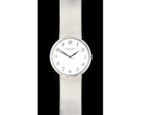 IWC: A Stainless Steel Centre Seconds Wristwatch, signed International Watch Co, Schaffhausen, circa 1966, (calibre 402) leve