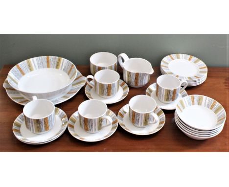 A part Midwinter Sienna dinner and tea set