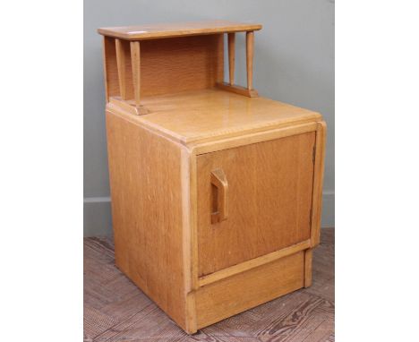 A light oak vintage G Plan bedside cabinet with EG stamp for Ernest Gomme