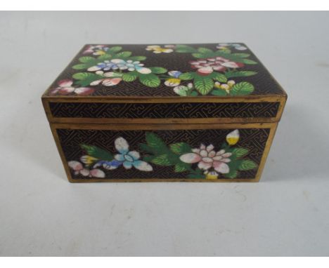 A Cloisonne Enamel Oriental Box.