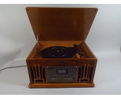 A Vintage Style Radiogram with CD Player.  