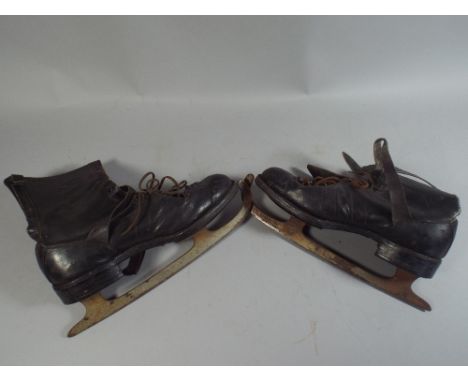 A Pair of Vintage Ice Skates. 