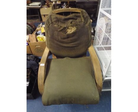 A Vintage Arm Chair for Re-Upholstery. 