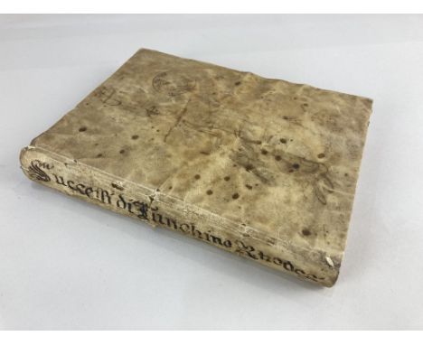 Rhodes, Alessandro di, Successi di Tunchino Rhodes, Roma 1650, bound in velum,written in Italian; a 17th century report, of a