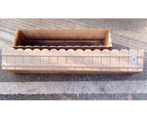 2 x Vintage garden troughs 