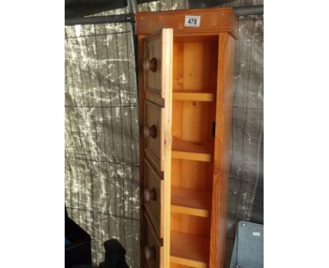 An Antique Pine Shelf / Drainer Unit