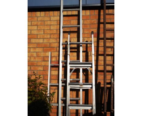 3 Aluminium Step / Extending Ladders 
