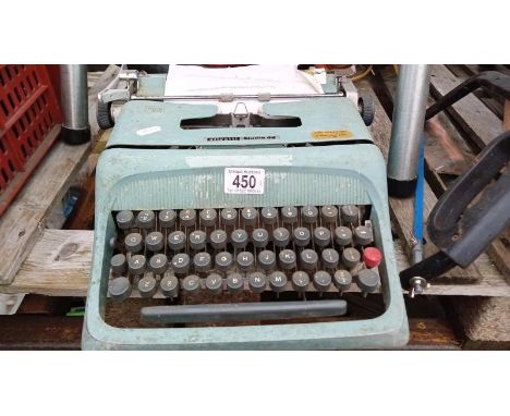 An Olivetti Studio 44 Typewriter 