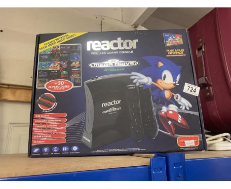 A Sega MegaDrive Reactor wireless gaming console 