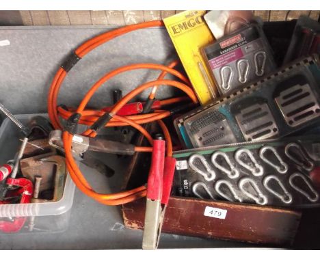 A Shelf of Car Accessories 