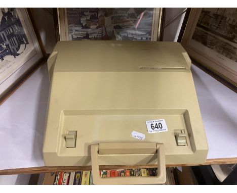 A cased Smith Corona typewriter 