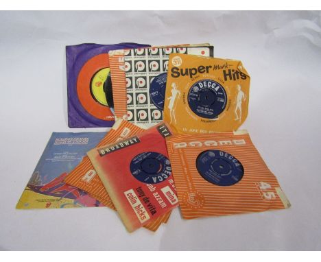 A collection of 7" singles by The Rolling Stones (11, vinyl generally VG)