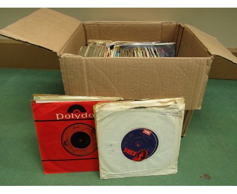 A collection of assorted 1960's and 1970's Rock, Glam, Prog and other 7" singles including T Rex, The Who, Slade, The Sweet, 