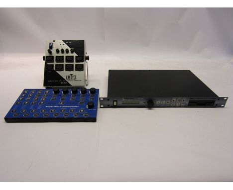 A Quasimidi Style-Drive programmable arranger and Quasimidi Style-Drive Commander together with a Chavet CH-865 lighting cont