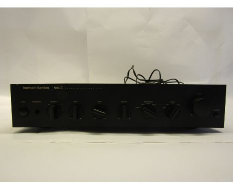 A Harman Kardon HK1650 integrated amplifier