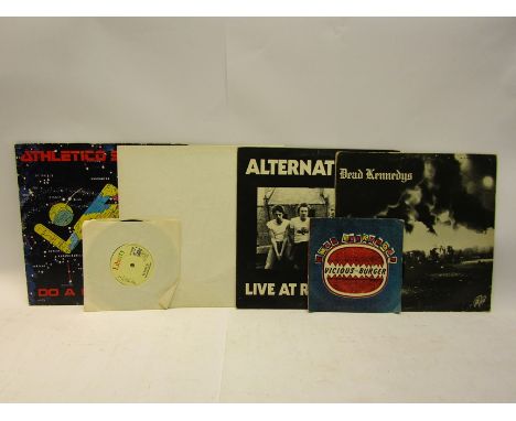 Three assorted Punk Rock and Post Punk LP's to include Dead Kennedys 'Fresh Fruit For Rotting Vegetables' (UK first pressing 