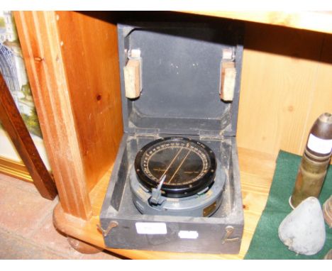 An Air Ministry Type P8 Compass in wooden box 