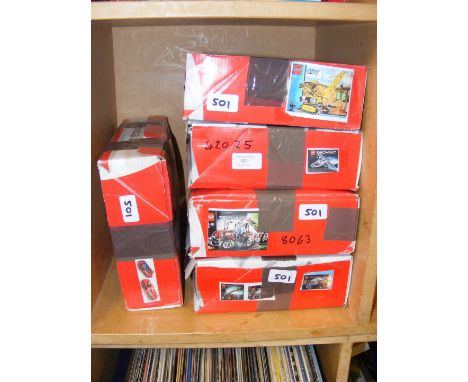 Lego City 7632 Crawler Crane, 8872 Fork Lift, 8070 Super Car and others 