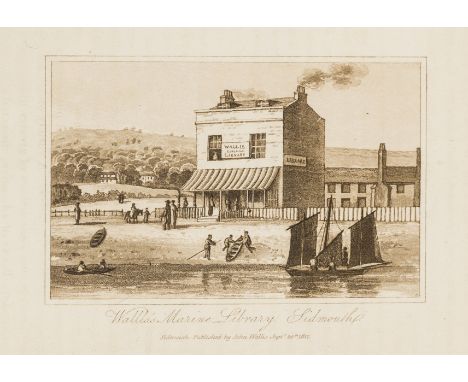 Devon.- [Butcher (Edmund)] The Beauties of Sidmouth Displayed, second edition, 7 aquatint plates printed in bistre, folding e